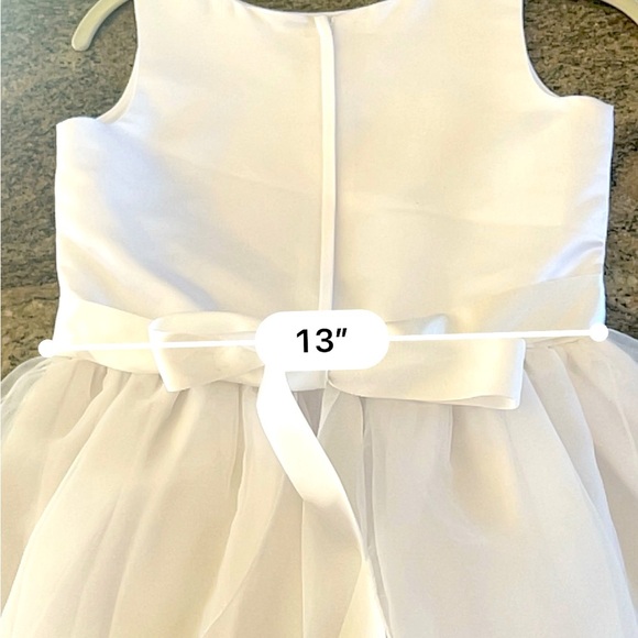 Girls Special Occasion Dress Sz 12 communion/flower girl dress - Picture 8 of 9